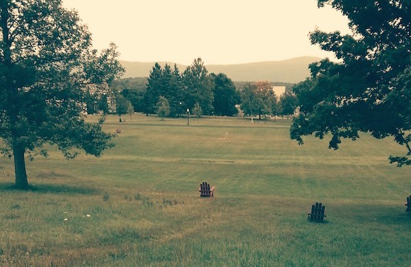 Someone had the nice idea to scatter adirondack chairs across the entire campus. [Williams](http://www.williams.edu), let's get on this.