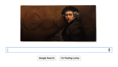 rembrandt google doodle