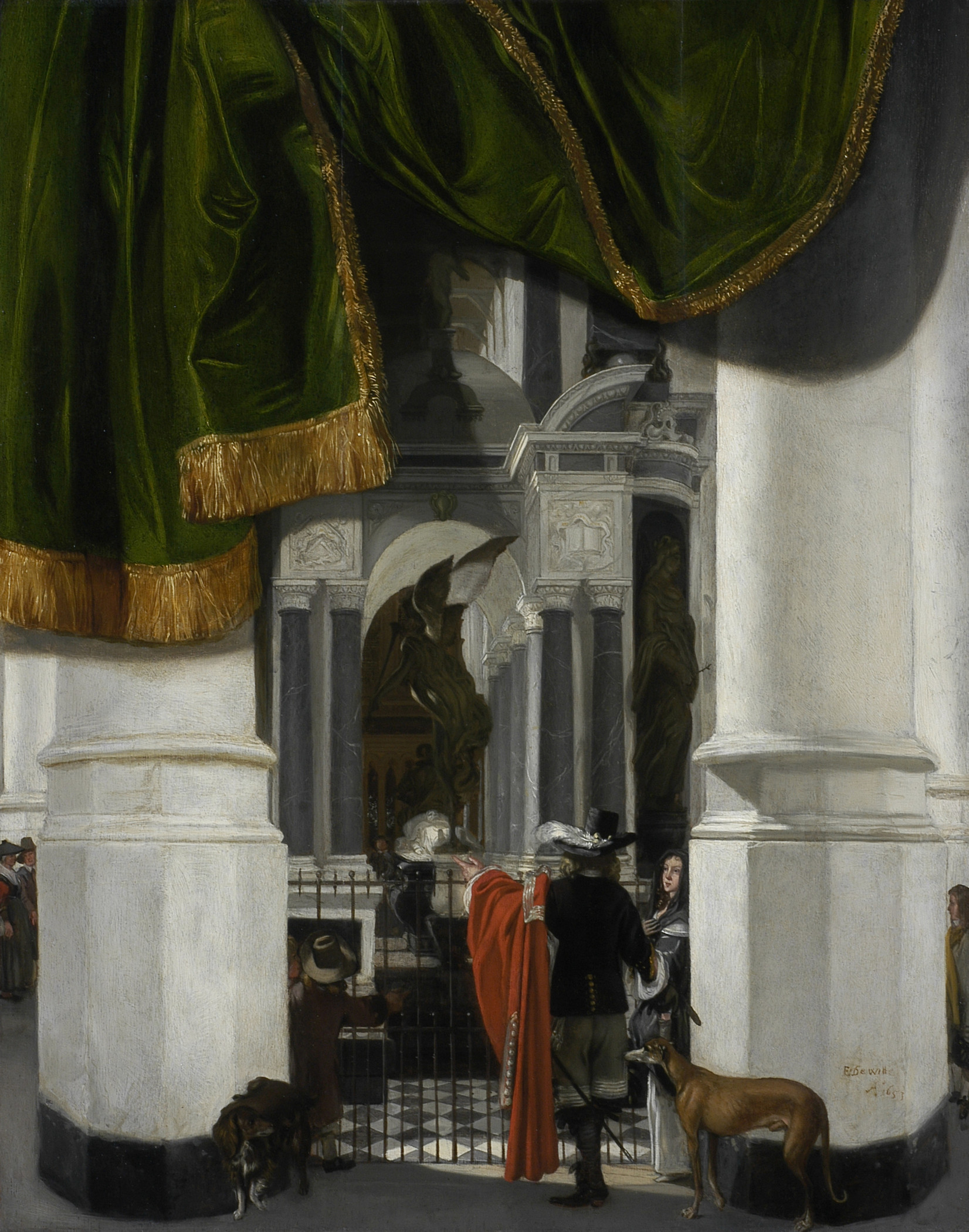Emmanuel de Witte, Interior of the Nieuwe Kerk in Delft with the Tomb of William the Silent, 1653, Los Angeles County Museum of Art, Gift of Mr. and Mrs. Edward W. Carter [(M.2003.108.5)](http://collections.lacma.org/node/209228)